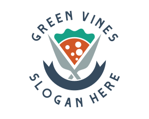 Knife Pizza Pizzeria logo design