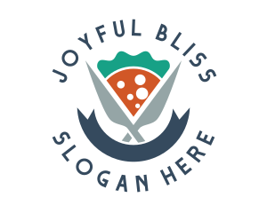 Knife Pizza Pizzeria logo design