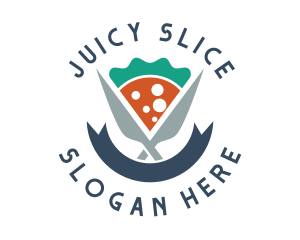 Knife Pizza Pizzeria logo design