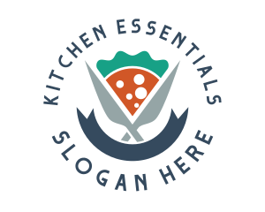 Knife Pizza Pizzeria logo design