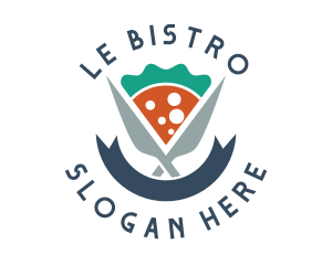 Knife Pizza Pizzeria logo design