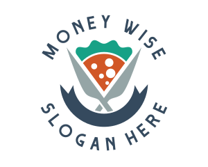 Knife Pizza Pizzeria logo design