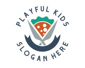 Knife Pizza Pizzeria logo design