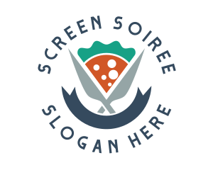 Knife Pizza Pizzeria logo design