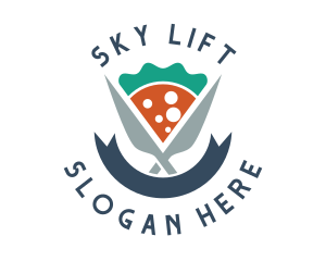 Knife Pizza Pizzeria logo design