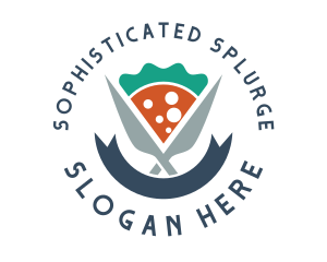 Knife Pizza Pizzeria logo design