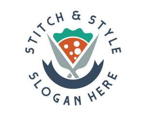 Knife Pizza Pizzeria logo design