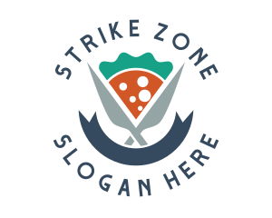 Knife Pizza Pizzeria logo design