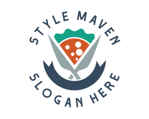 Knife Pizza Pizzeria logo design