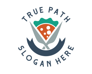 Knife Pizza Pizzeria logo design