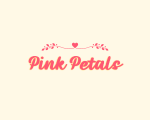 Feminine Fashion Heart logo design