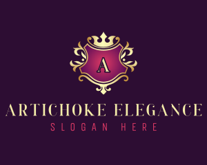 Elegant Crest Crown logo design