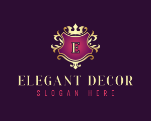 Elegant Crest Crown logo design