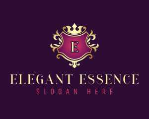 Elegant Crest Crown logo design