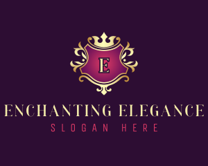 Elegant Crest Crown logo design