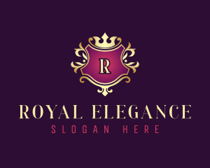 Elegant Crest Crown logo design