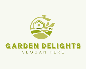 Backyard Lawn Landscaper logo design