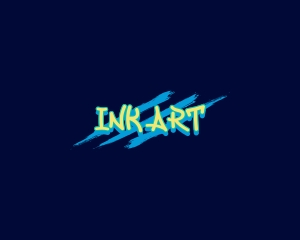 Neon Ink Graffiti  logo design