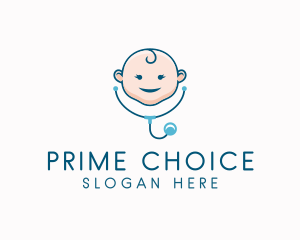 Baby Medical Pediatric  logo design