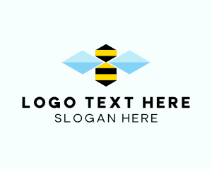 Abstract Honey Bee  logo