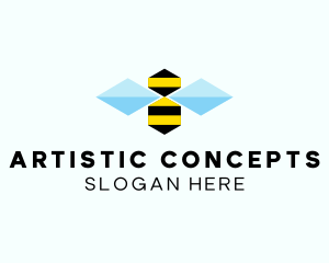 Abstract Honey Bee  logo