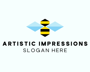 Abstract Honey Bee  logo