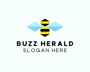 Abstract Honey Bee  logo design