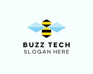 Abstract Honey Bee  logo design