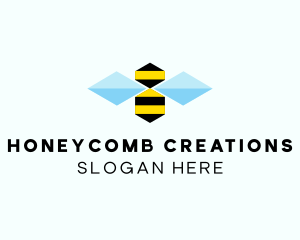 Abstract Honey Bee  logo design