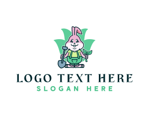 Gardening Shovel Rabbit logo