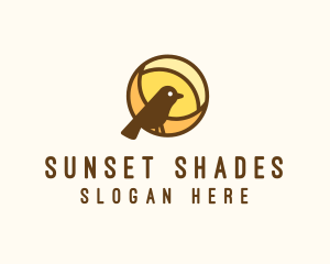 Bird Sanctuary Sunset logo design