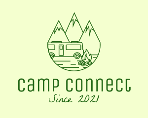 Camping Mountain Peaks logo