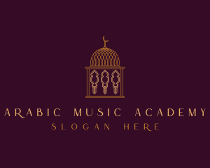 Arabic Mosque Building logo