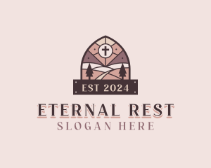 Christian Stained Glass logo design