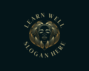 Luxury Wellness Beauty logo design