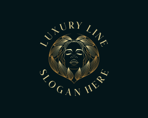 Luxury Wellness Beauty logo design