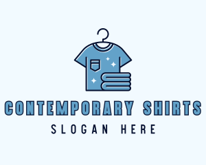 Shirt Clothes Cleaning  logo design