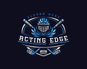 Sports Hockey Varsity logo design