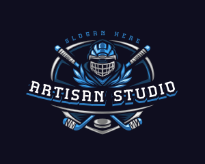 Sports Hockey Varsity logo design