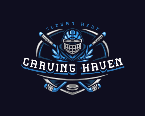 Sports Hockey Varsity logo design