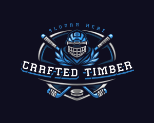 Sports Hockey Varsity logo design