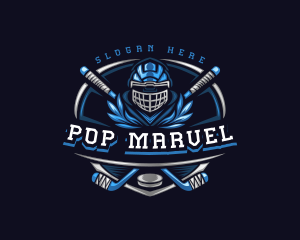 Sports Hockey Varsity logo design