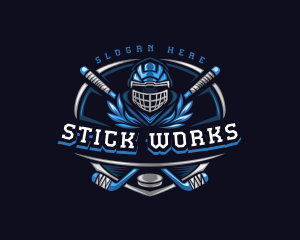 Sports Hockey Varsity logo design