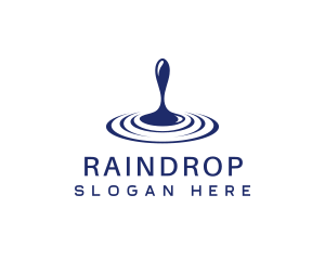 Drinking Water Drop  logo