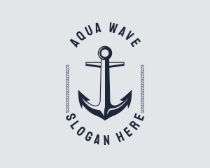 Navy Marine Anchor logo design