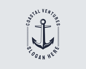 Navy Marine Anchor logo design