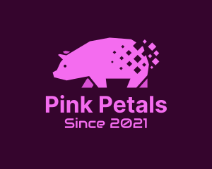 Digital Pink Pig logo design