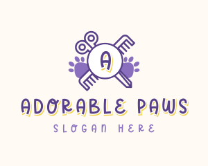 Paw Pet Grooming logo design