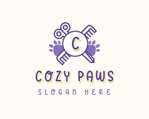 Paw Pet Grooming logo design