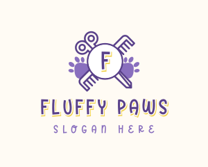 Paw Pet Grooming logo design